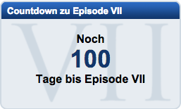 100 Tage bis Episode VII