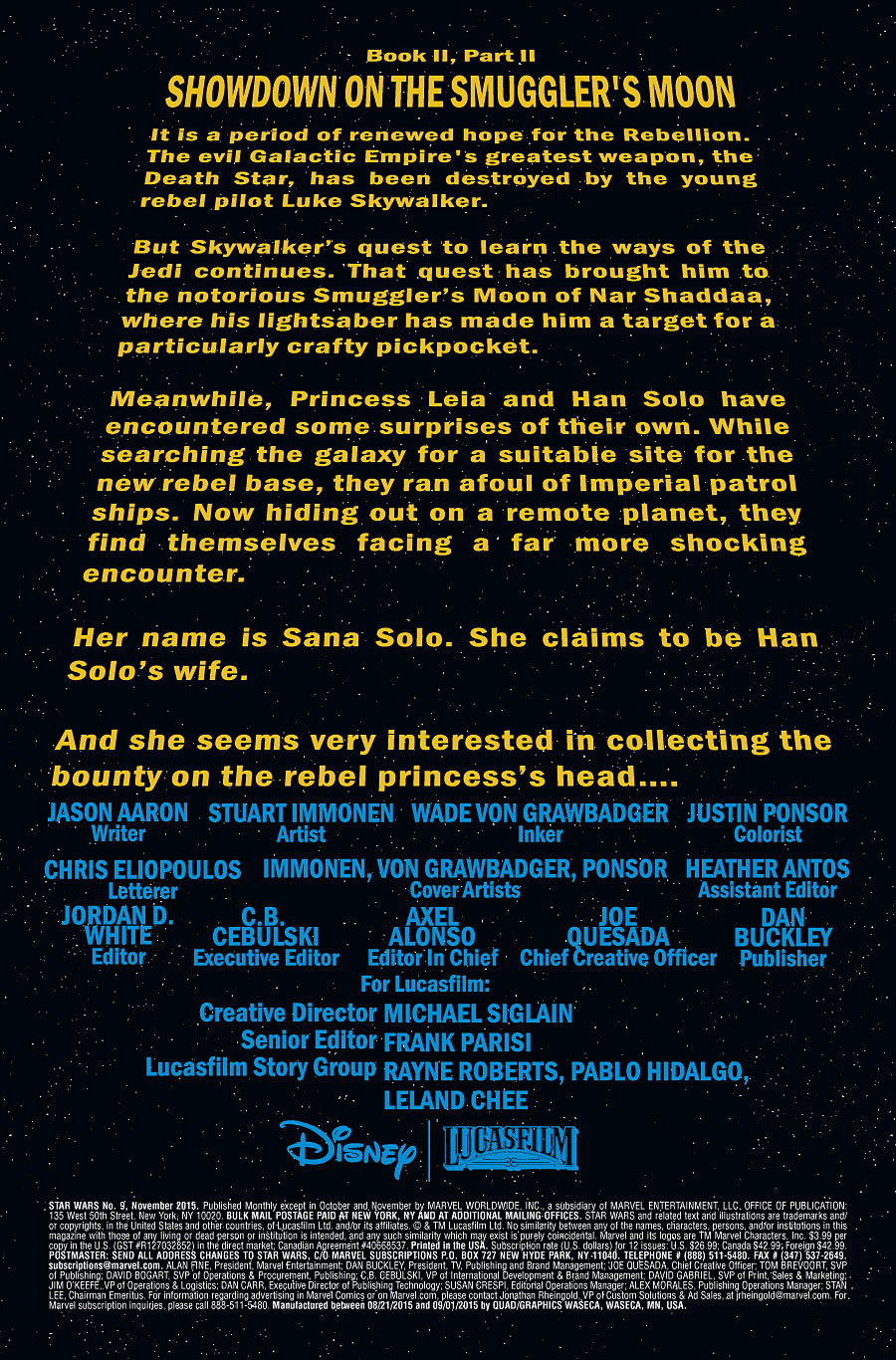 Vorschau auf Star Wars #9
