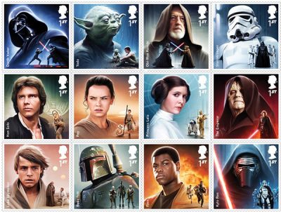 Die Royal Mail widmet der Saga eine Briefmarkenserie