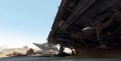 360-Grad-Flug nach Jakku