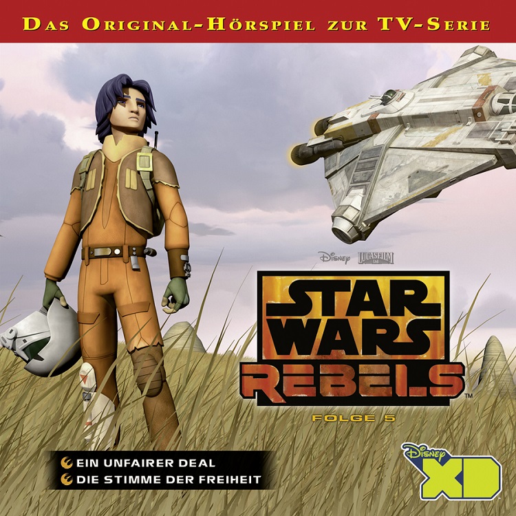 Hörspiel zu den Episoden <i>Ein unfairer Deal</i> und <i>Die Stimme der Freiheit</i>„><br /> <b>Ein unfairer Deal</b><br /> Beim Kartenspiel setzt Zeb den Droiden Chopper ein und verliert ihn an Lando Calrissian, einen aalglatten Schmuggler. Weil die Rebellen ihren Droiden zurück haben wollen und weil sie wieder einmal Pleite sind, lassen sie sich von Lando anheuern. Sie sollen eine geheimnisvolle Ware nach Lothal bringen …<br /> <br /> <b>Die Stimme der Freiheit</b><br /> Aus dem Exil hackt sich Senator Trayvis immer wieder in die imperialen Nachrichten ein und seine Botschaften machen den Rebellen Mut. Da hat Ezra eine Vision, in der sie den Senator retten müssen. Tatsächlich ähneln die Bilder seiner Vision bald der Realität. Und doch ist alles ganz anders…</p></blockquote> <p>Dieses Hörspiel lässt sich bereits <a href=