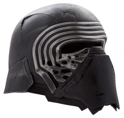 Detailaufnahmen von Kylo Rens Helm