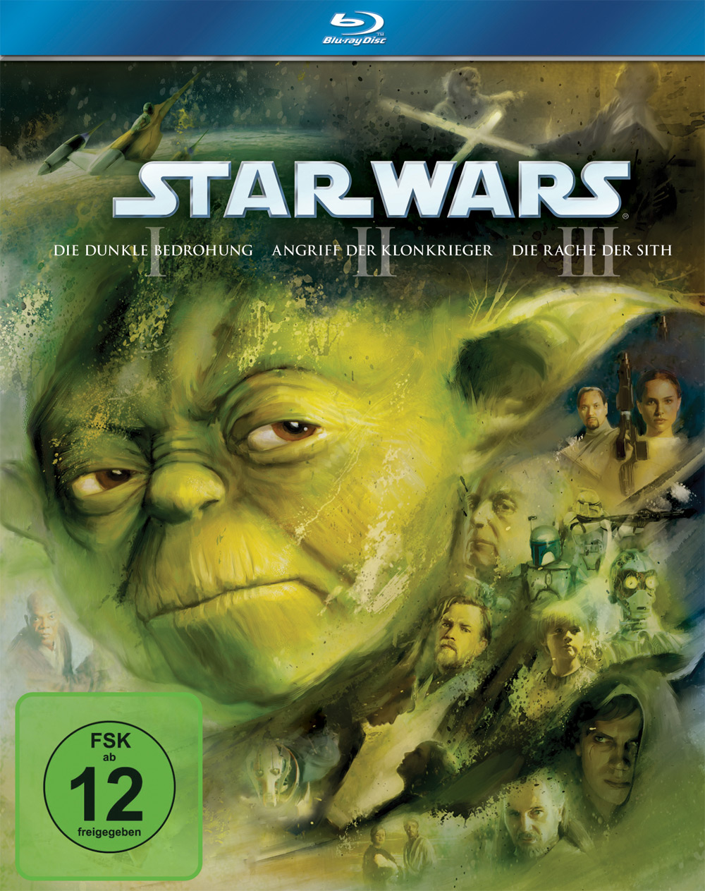 Die Cover zu <i></noscript>Star Wars-Saga</i> auf Blu-ray“> </p> <p><img decoding=