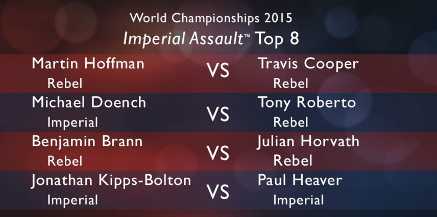 FFG World Championships Imperial Assault Top 8