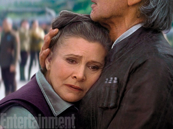 Han Solo und Leia Organa in Episode VII