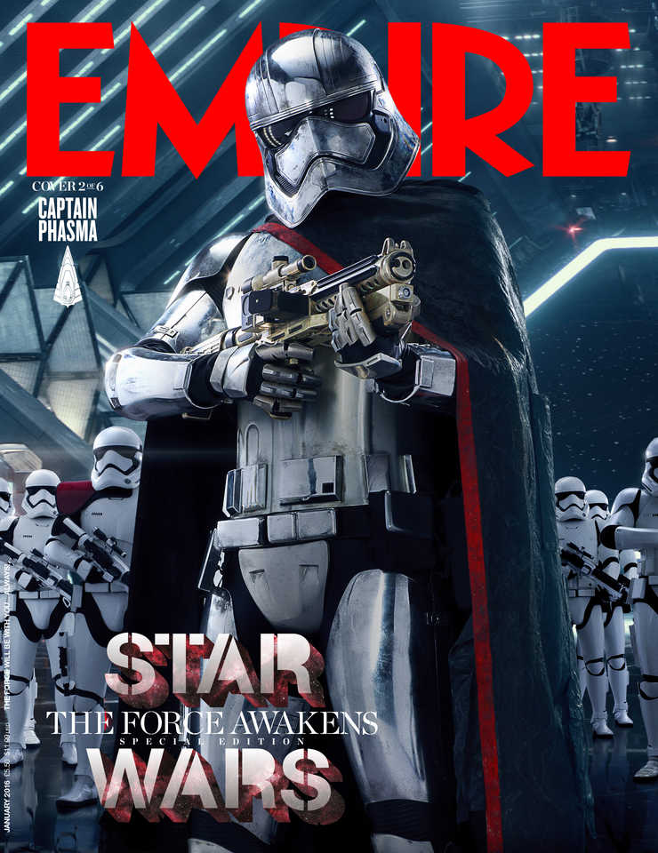 Captain Phasma auf dem Empire-Cover