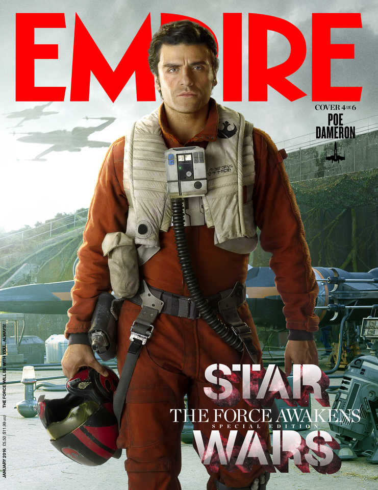 Poe Dameron auf dem Empire-Cover