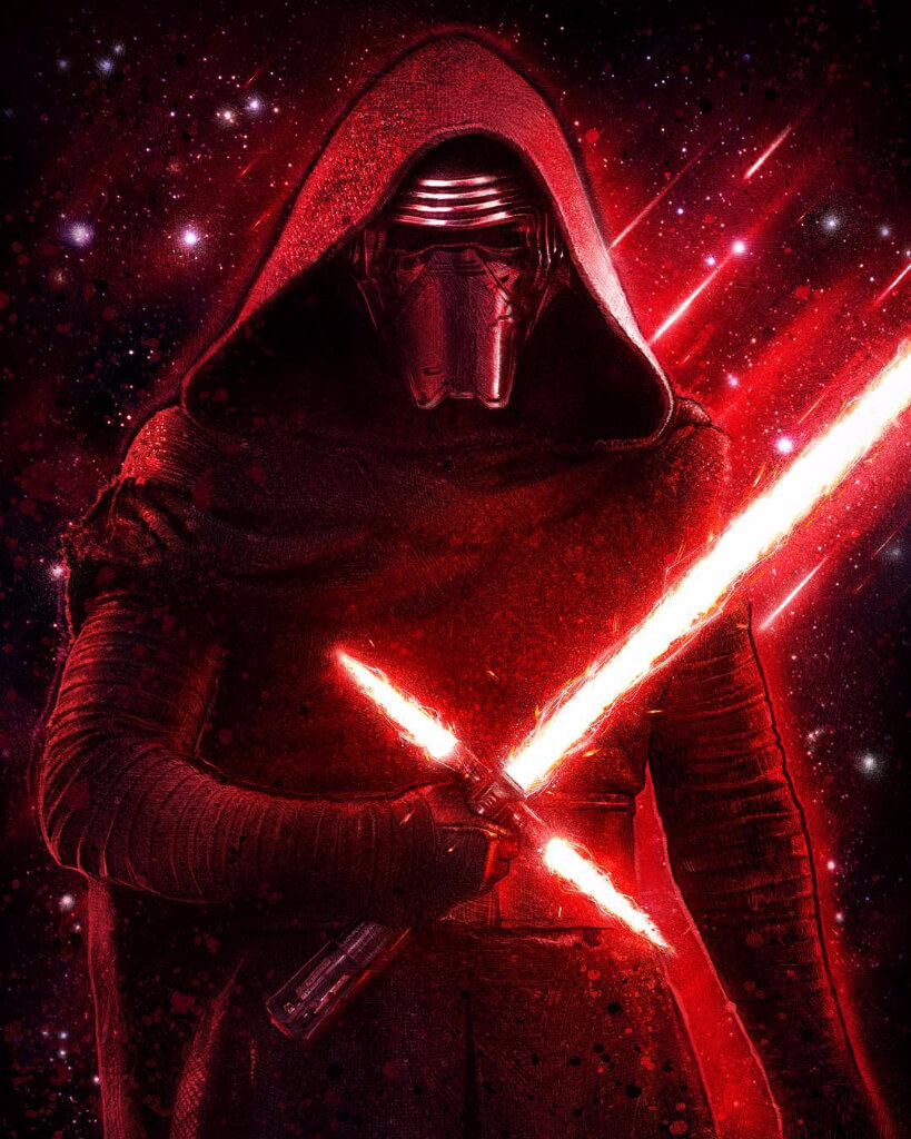 Promo-Zeichnung für Das Erwachen der Macht: Kylo Ren