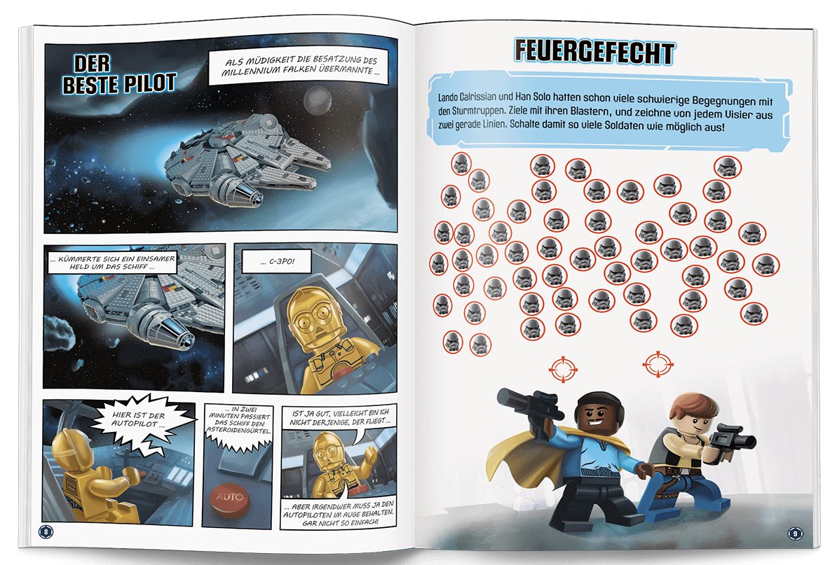 Lego Star Wars Rätselbuch - Vorschau