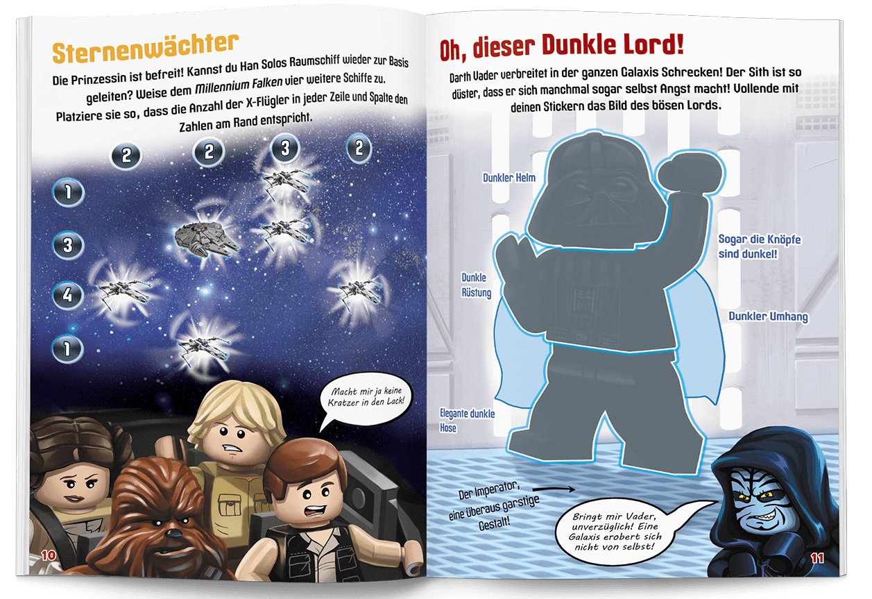 Lego Star Wars Stickerspass - Vorschau