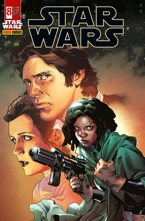 <i></noscript>Star Wars #8</i>„></p>
<h2>Star Wars #8</h2>
<p>Prinzessin Leia und Han Solo geraten in arge Bedrängnis, als sie mit Solos Vergangenheit konfrontiert werden. Unterdessen trifft Luke Skywalker auf der Suche nach den Wegen der Jedi auf dem Schmugglermond Nar Shaddaa ein und muss schnell feststellen, dass dort Fremde mit einem Lichtschwert ganz schnell in Schwierigkeiten geraten können…</p></blockquote>
<input id=