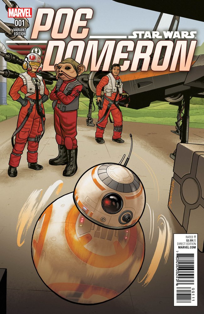 Poe Dameron #1 - Variant-Cover 1 von Joe Quinones
