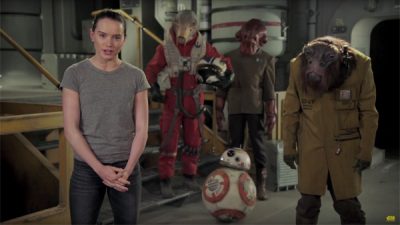 Auch Daisy Ridley ist fertig mit den Dreharbeiten