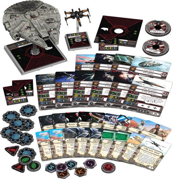 X-Wing Heroes Of The Resistance Content