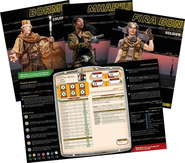TFA Beginner Box Characters