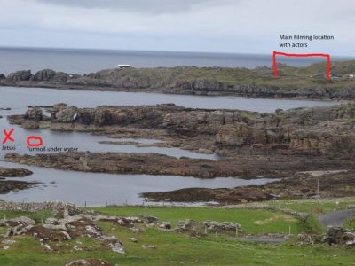 Erste vage Bilder und Beschreibungen der Dreharbeiten aus Cork