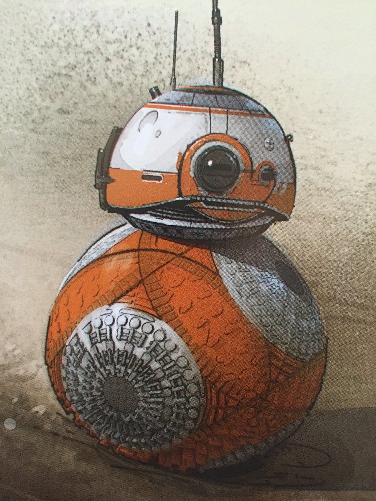 Konzept-Entwurf BB-8 mit Laufketten von Christian Alzmann