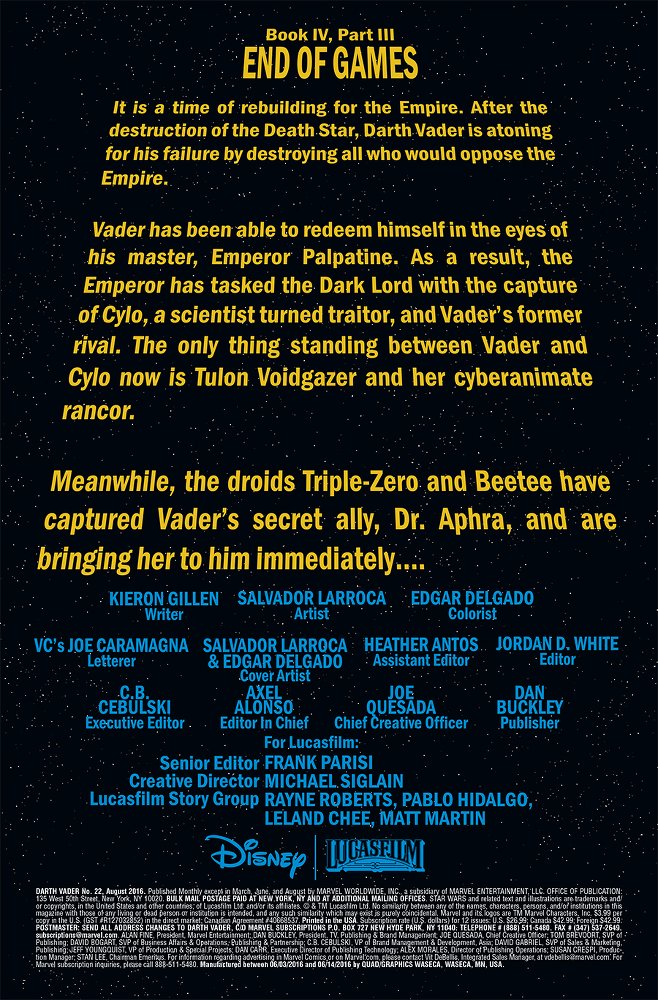 Darth Vader #22 - Vorschau Seite 1