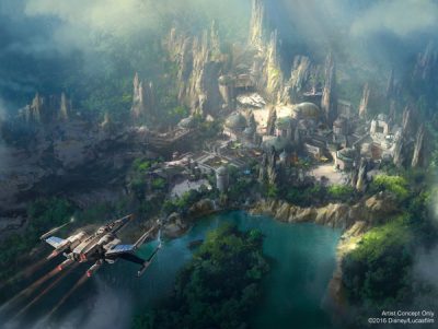 Neues Konzeptbild zum Star-Wars-Land