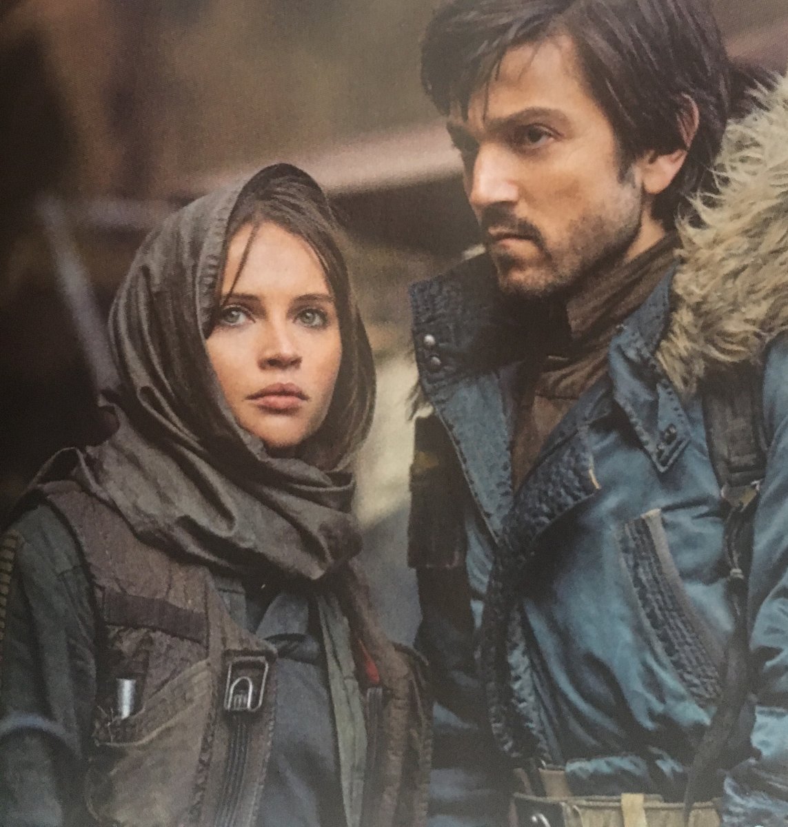 Jyn Erso und Cassian Andor