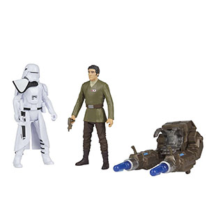 3,75-Zoll-Deluxe-Pack mit Schneetruppler (Erste Ordnung) und Poe Dameron