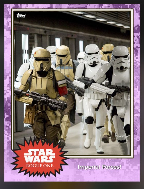 Topps-Karten Rogue One