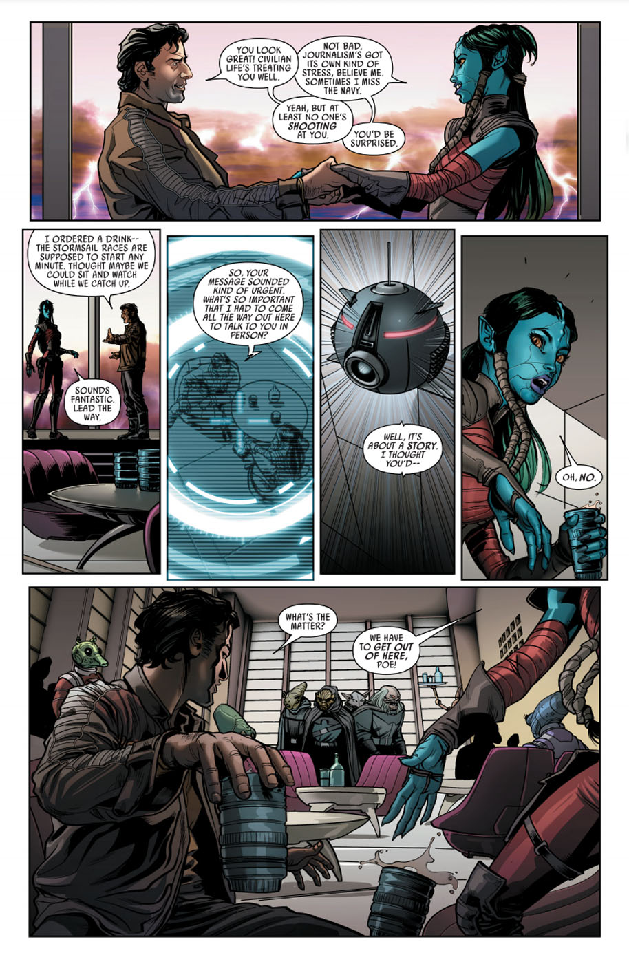 Vorschauseiten zu Poe Dameron #7