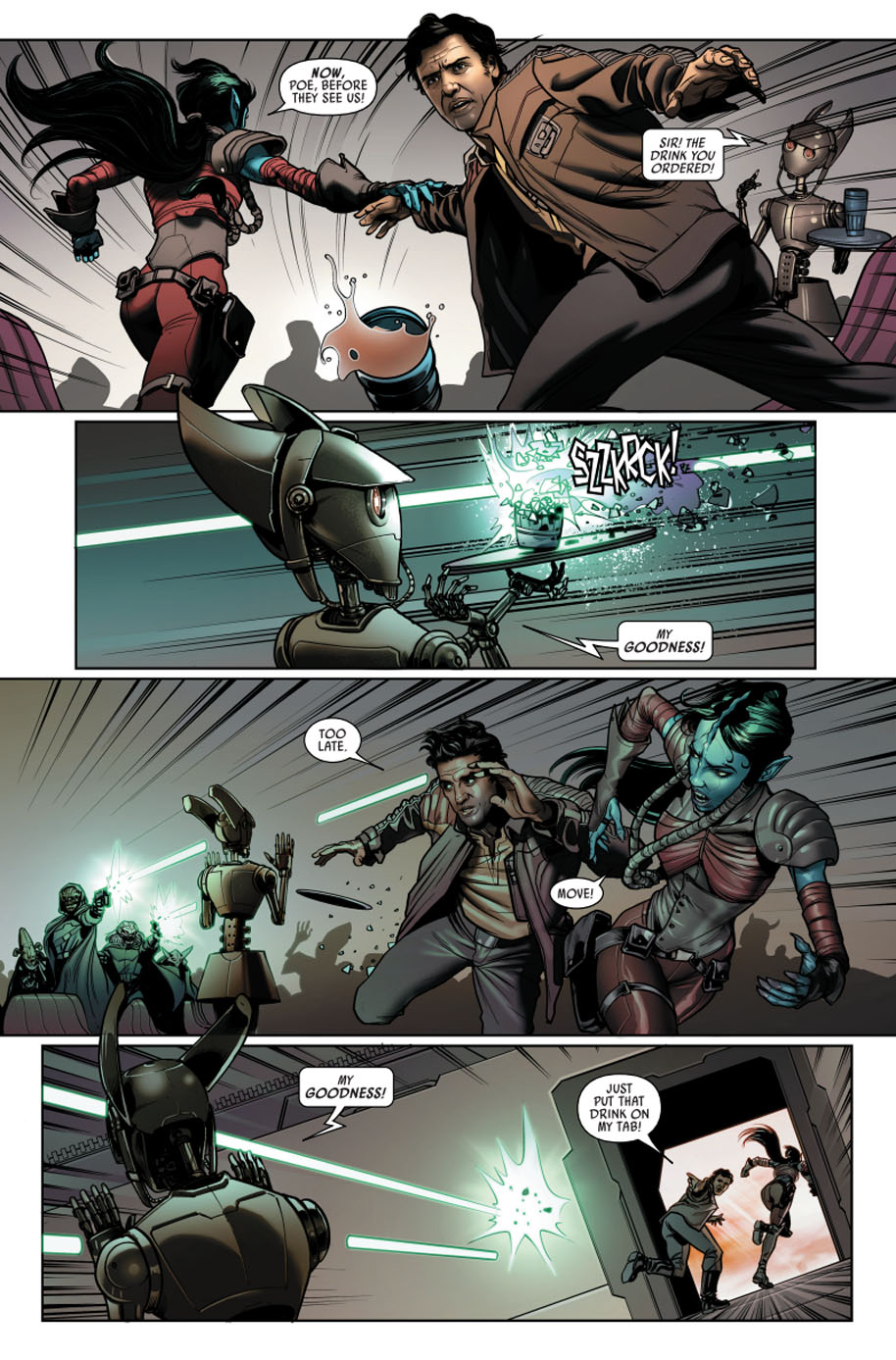 Vorschauseiten zu Poe Dameron #7