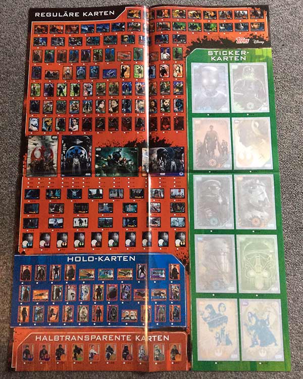 Rogue One: Topps Trading Cards