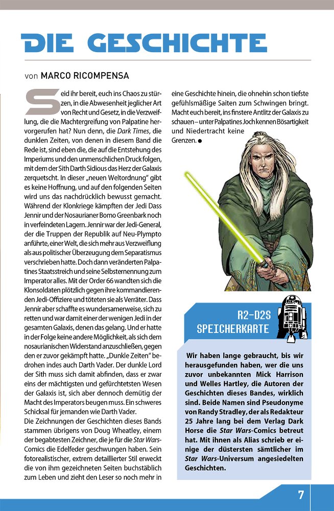 Band 6: Dark Times - Vorschau Seite 1