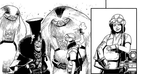 Kev Walker Sketch aus Doctor Aphra #1