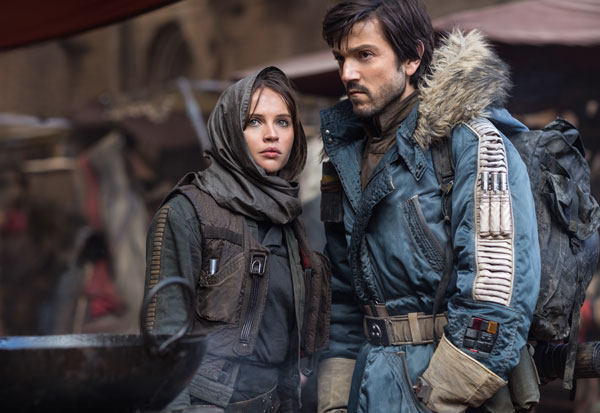 Jyn Erso und Cassian Andor