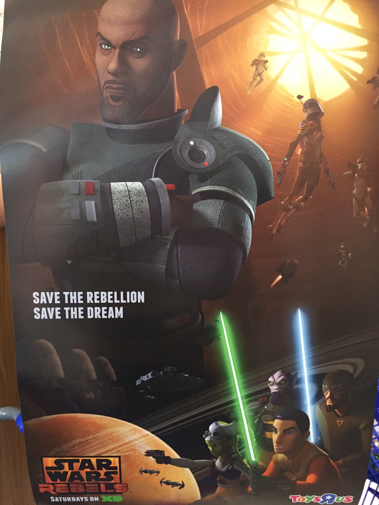 Saw Gerrera in Star Wars Rebels