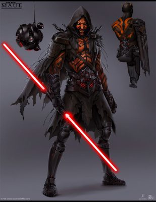 Neue Konzeptgrafiken zum gestrichenen Darth-Maul-Game
