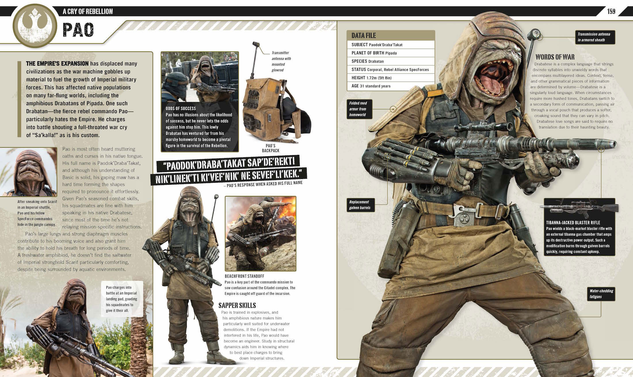 Rogue One: Die illustrierte Enzyklopädie über Pao
