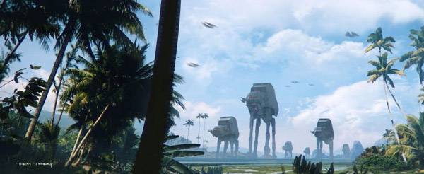Rogue One: Die Schlacht von Scarif beginnt auf dem Zeichenbrett