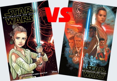 Das Erwachen der Macht-Filmcomic: Marvel vs Editora Abril