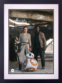 Offizielles Autogramm von Daisy Ridley und John Boyega