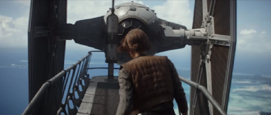 Jyn und Tie Fighter