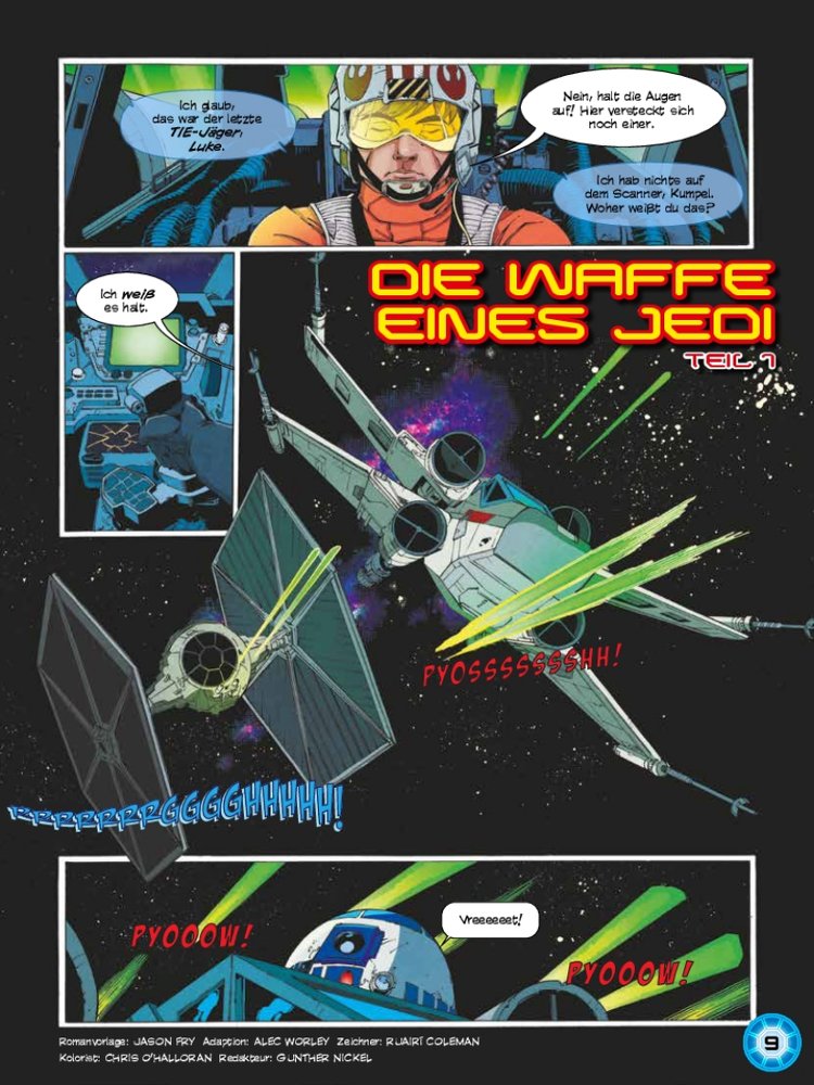 Star Wars Magazin #19 - Comic Vorschau Seite 1