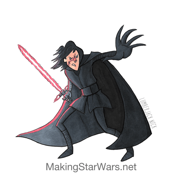 Kylo Ren in Episode VIII
