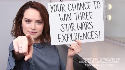 Mark Hamill und Daisy Ridley präsentieren das neue Force for Change