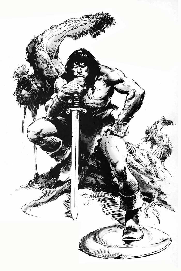 Zeichnungen von John Buscema