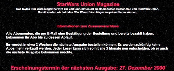 SWU-Magazin? Was? Echt jetzt? Okay...