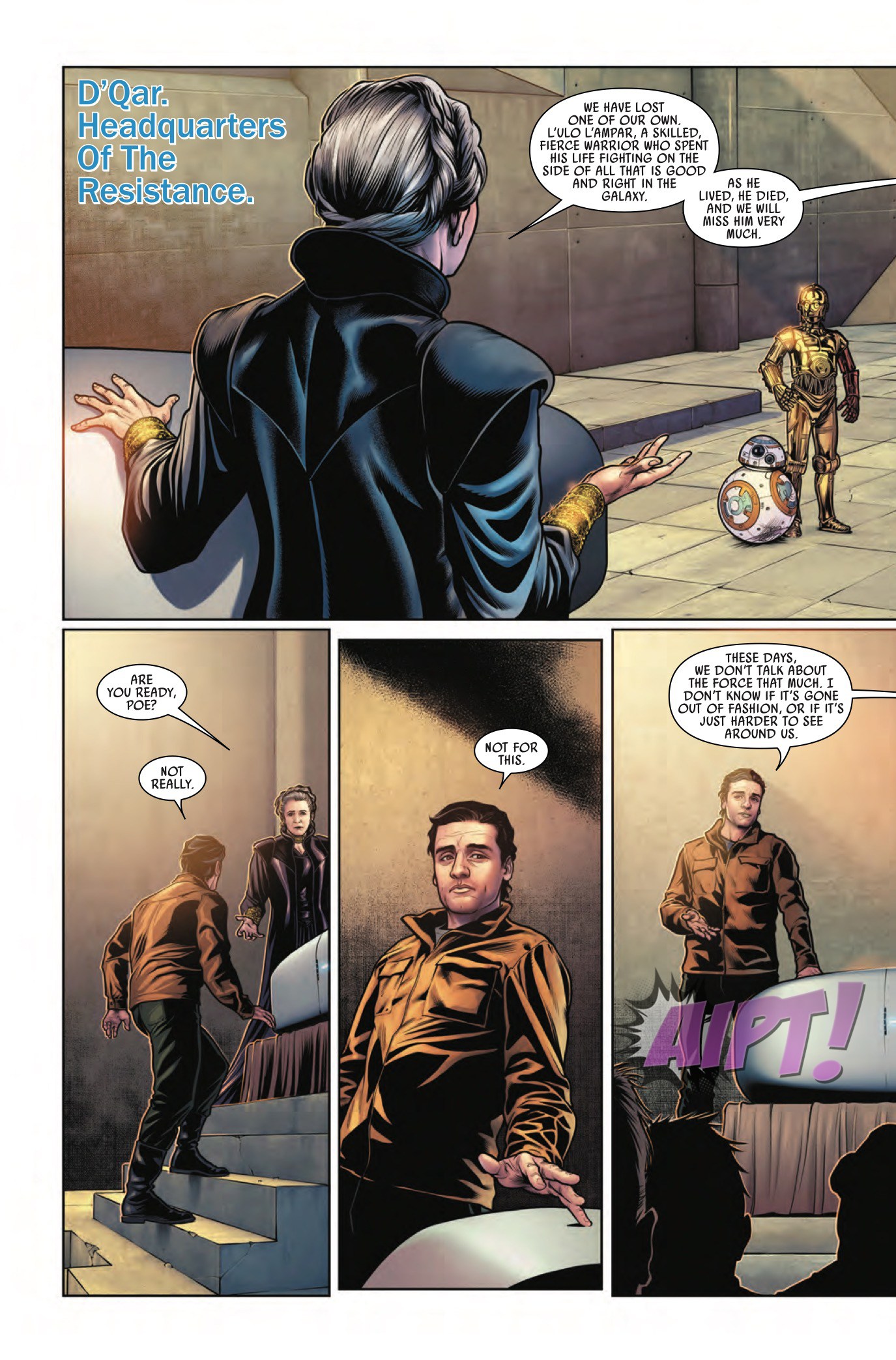 Vorschauseiten für Poe Dameron #14