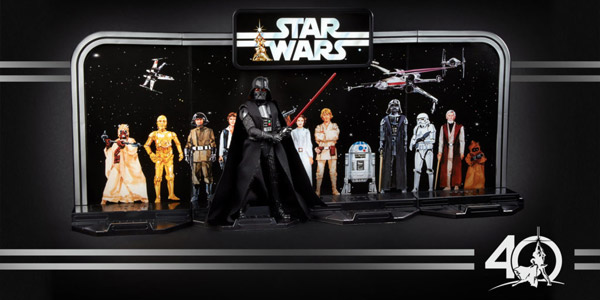 Hasbro zum 40. Geburtstag der Saga: Klassische Figuren in klassischer Verpackung