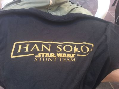Han Solo: Ein Blick auf die Crew-Shirts