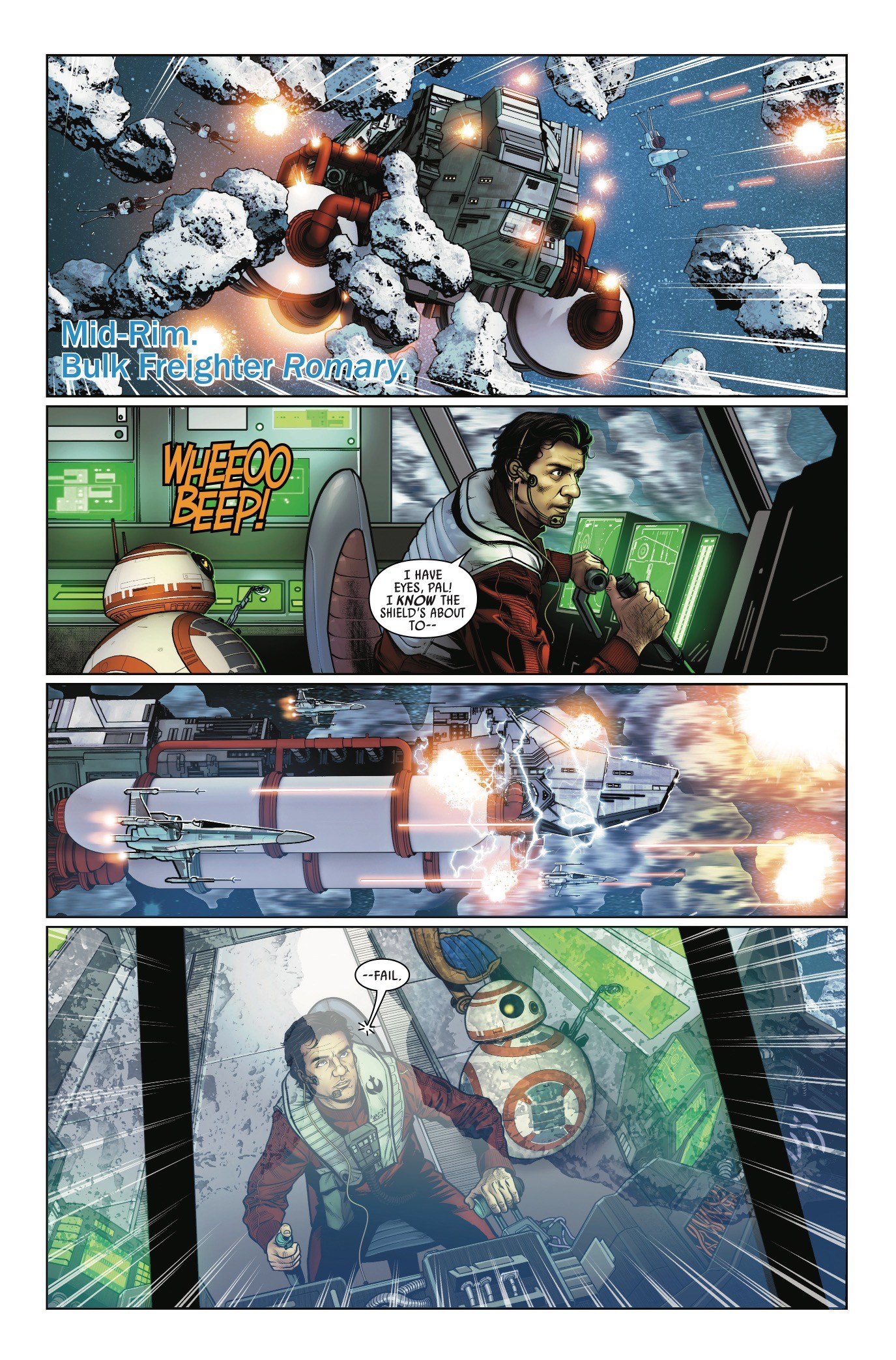 Vorschauseiten zu Poe Dameron #16