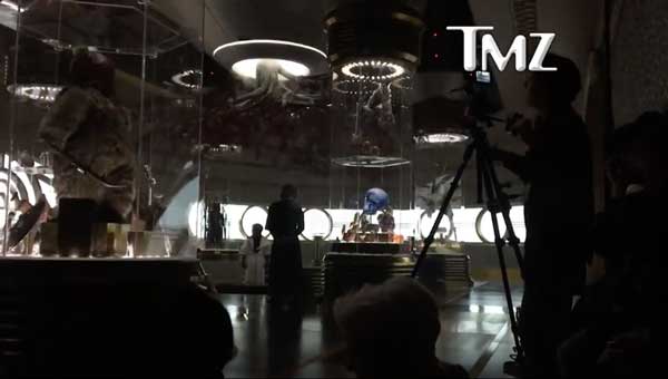 Han-Solo-Dreharbeiten - Video von TMZ