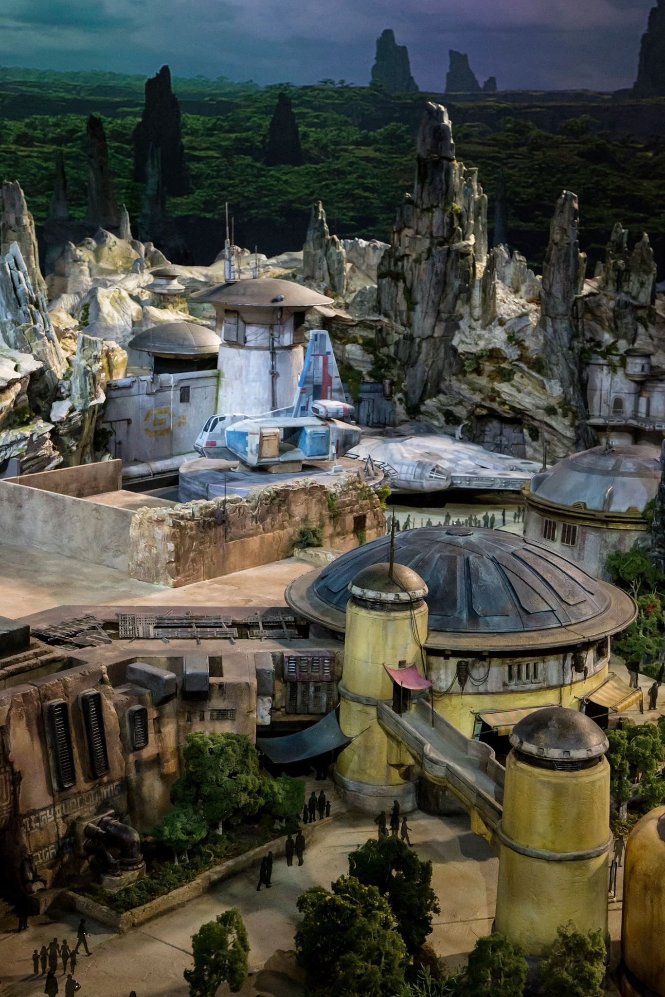 Das Star-Wars-Land als Modell